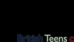 British teen squirts on fucking machine in uniform.