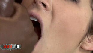 Nice brunette Chelsea, you getting that anal creampie from Julius's big black cock?