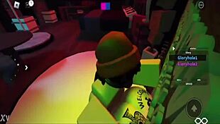 Roblox adventure with a bunny character