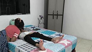 Damn Stepsister Sucks My Monster Cock With Delicious Latina Milf Passion