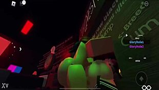 Roblox adventure with a bunny character