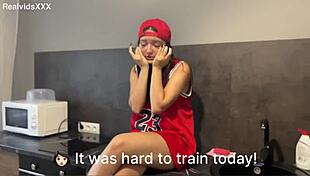 Bold Loose Your Ass Honey, I'll Relax You After a Productive Day in Kitchen