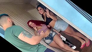 Delivery Guy Fucks Argentine And Brazilian