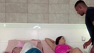 I watch as the big black guy fucks my wife Lina hard, and I pass out drunkk.