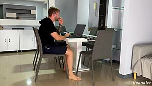 my cuckold husband clueless while friend bangs busty milf silvana lee