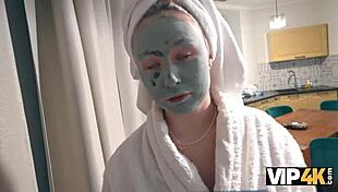 Vip4k Russian Teen Pays Debt with Tight Pussy and Asshole