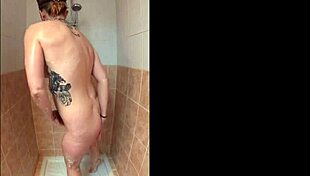 French Amateur Squirt In Shower Close-Up