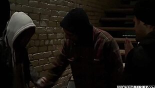 Spider-Man XXX parody scene with Capri Anderson bent over