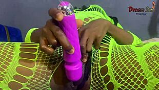 Vera satisfys herself with toy and big dick, squirting after blowjob