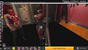 dirty city showcases second life live cam girls bonding