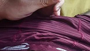 Masturbating and talking dirty to my little slut in bedroom!
