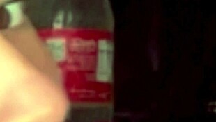 catching hot married woman filling pussy with milk video