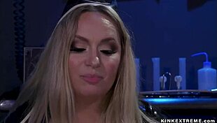 Big Tits Lezdom Anal Pounds Bound Teen in Wild Domination Scene