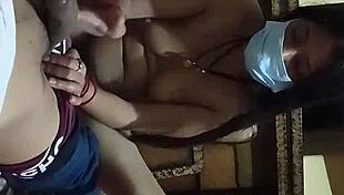 Bhabhi Playing With Her Devar Dick