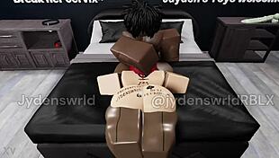 Nasty Redhead Railed in Virtual Roblox World