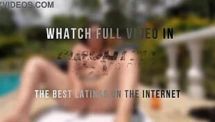 i'm watchin this beautiful latina with a big ass masturbatin by the pool, it's so hot!