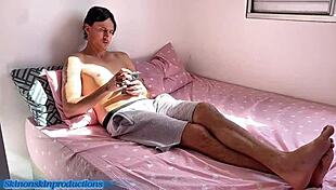 i'm so nervous licking that 18 year old girl's wet pussy with tattoos flashing