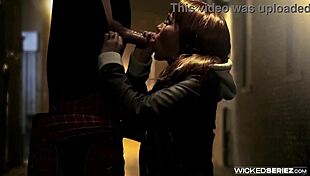 Spider-Man XXX parody scene with Capri Anderson bent over