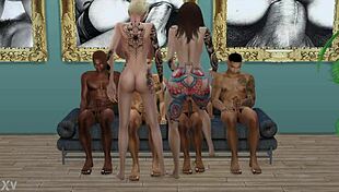 I watched billie and diana get banged by big black cocks