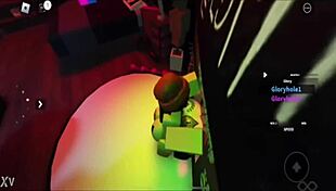 Roblox adventure with a bunny character