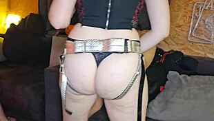 Lyna Jade, Irogenia, Coquette, and Lety Howl dominate in a real Halloween femdom pegging orgy.