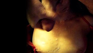 Slut Wife Takes Messy Cumshot in Hot Homemade Tape.