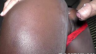 Black Teen's Tight Pussy Queefs Before Huge Creampie