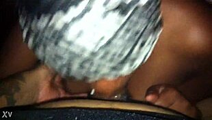 Sloppy Top Ebony Queen Dominates In Ghetto Style