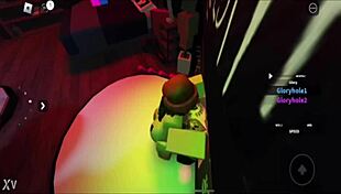 Roblox adventure with a bunny character