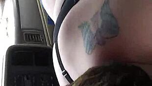 Bbw Wife Liz Delivers Intense Roadside Blowjob