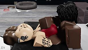 Nasty Redhead Railed in Virtual Roblox World