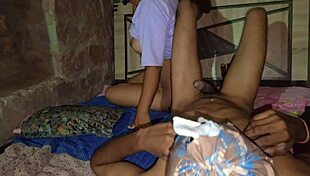 In Indian village, tall roommate shakes ass for mature girlfriend