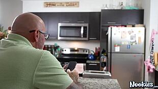 Cheating hubby caught getting double blowjobs from teens 😏