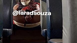 Indian crossdresser slut Lara Dsouza in sexy bus video part 2