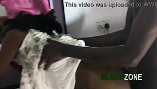 Ebony Babe's Boyfriend Fucks Her Doggystyle