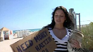 want to see this 19 year old model get cum on her tits?