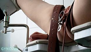 best gyno exam with surprising intense sensations at the hospital