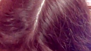 russian brunette sucks dildo with dirty talk fingers pussy