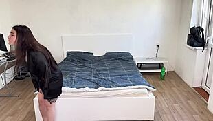 beautiful milf sneaks over for neighbor fuck