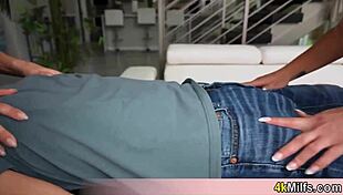 Two MILFs, Charlie and Bambi, give relaxing massage with blowjobs.