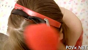 this hairless cunt strips nude for the cam, sucking and fucking sloppy blowjobs in pov hardcore