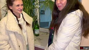 Pick Up Teens For Rough Public Foursome Fuck!