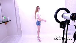 Hot Russian Blonde Assfucked by Monster Cock in Interview