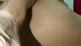 I stretch my ass with eggplant and bottle till I cum and lose it