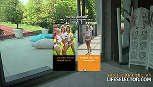 Getting to know your neighborhood with anal and titty fun