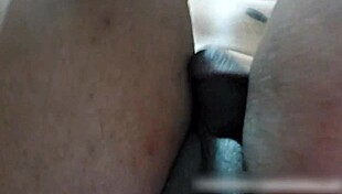 Asian Babe Achieves Handfree Orgasm with Cum on Her Ass