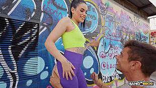 Saba Lapiedra Gets Anal Pounded in Public Messily 😈