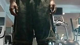 beautiful 21 year old roommate works out