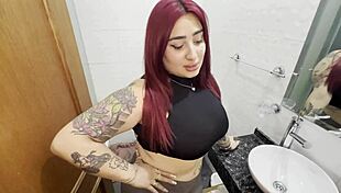 Wife licks and sucks best friend's monster cock while husband is away