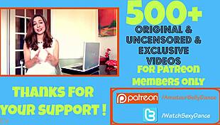 secretary dances in office